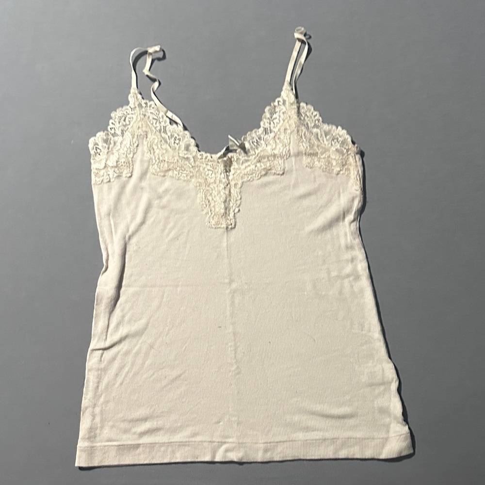 Banana Republic Cream Lace Camisole